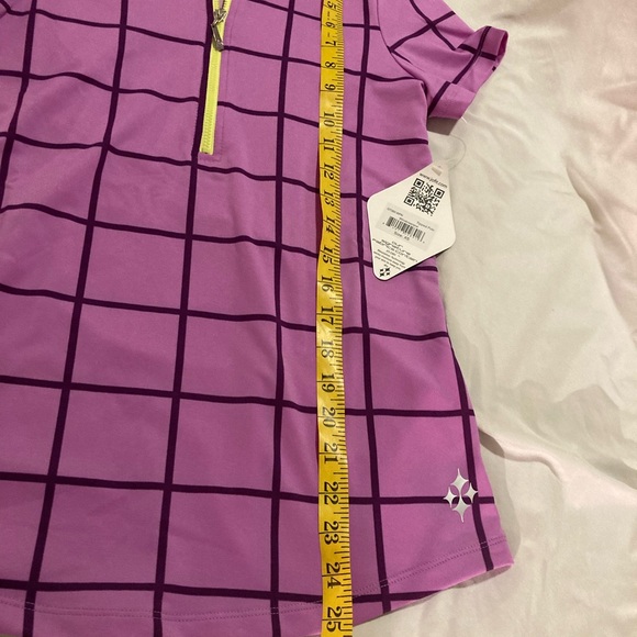 Jofit women’s windowpane “tipped polo” brand new with tags size extra small - Picture 8 of 15